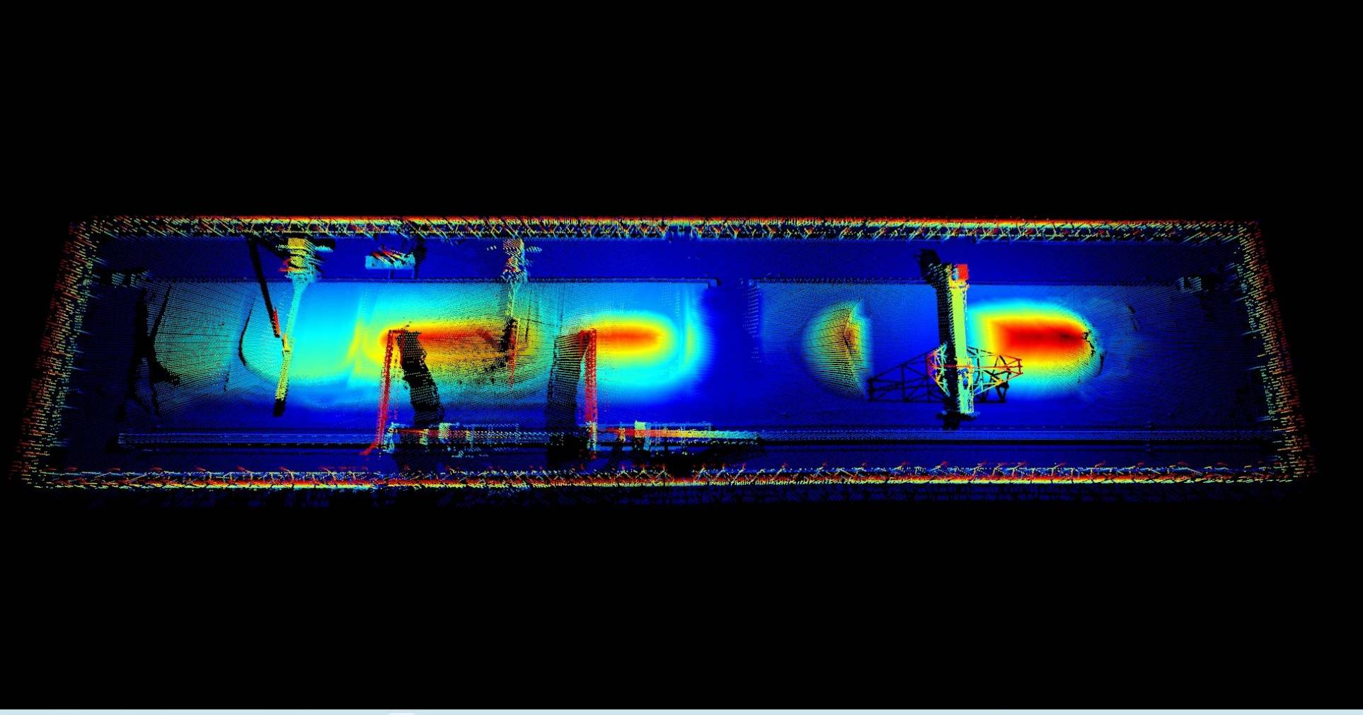 3DPro2501 Implementation for Extreme Stockpiles with Overhead Cranes - 3D silo volume measurement丨RETTAR
