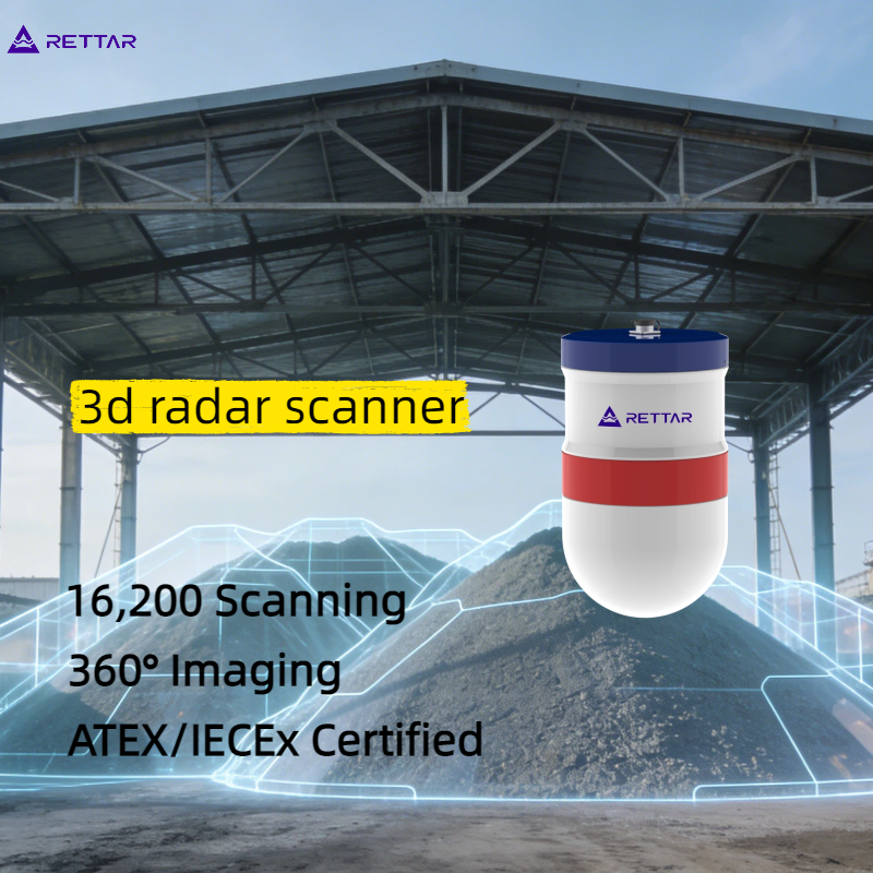 3D radar level sensor