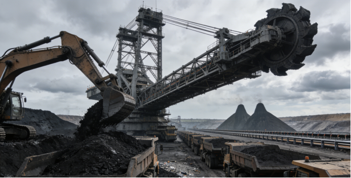 Bucket Wheel Reclaimer Coal Yard Operations