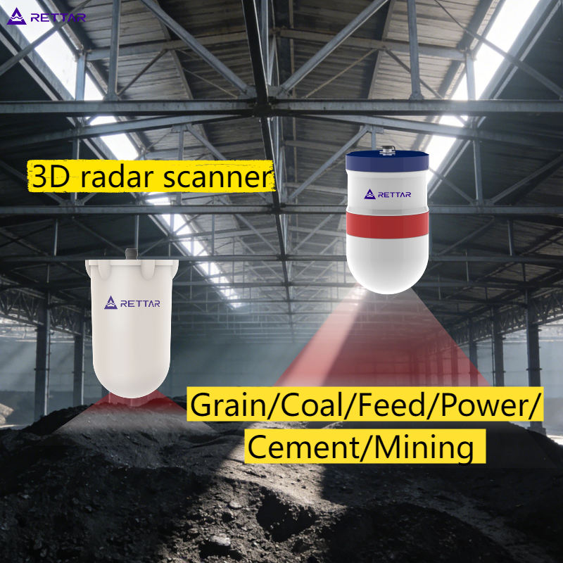 3D radar level sensor