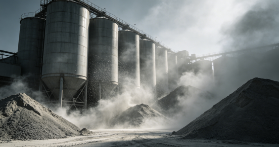 heavy dust